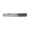 (GMG19) V7 Plus Carbide, 4Flute Corner Radius End Mill, Extra Long length, Flat Shank