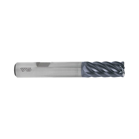 (GMG12) V7 Plus Carbide, 6Flute End Mill, Long length, Plain Shank
