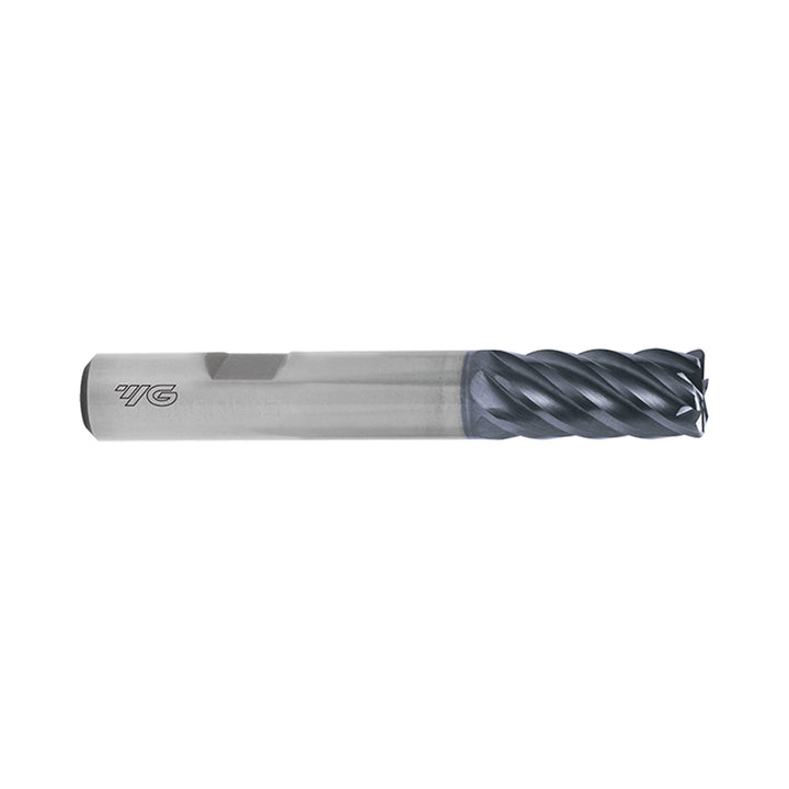 (GMG12) V7 Plus Carbide, 6Flute End Mill, Long length, Plain Shank