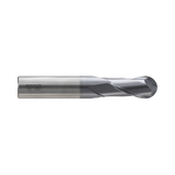(GM876) X-Power Pro Carbide 2Flute Ball Nose End Mill, Short Length
