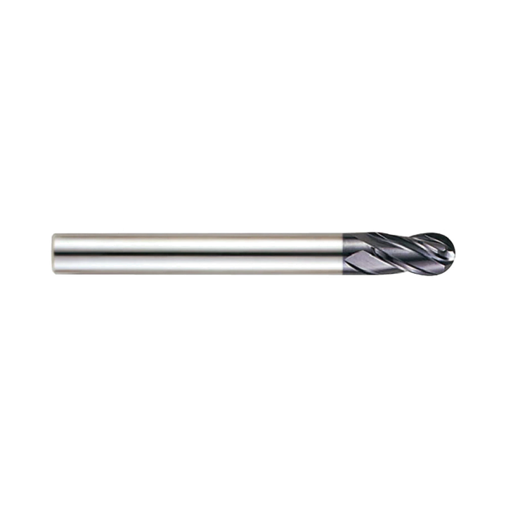 (GM815) X-Power Pro Carbide 4Flute Ball Nose End Mill, Long Length