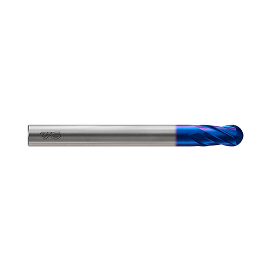 X5070 4 Flute 30°Helix Long Ball End Mill (G8D62)