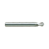 (E2480) HSSCo8% (M42) 2Flute Ball Nose End mill, Regular Length, Plain Shank