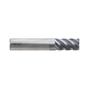(GMG28) 5 Flute End Mill Multiple Helix Corner Radius Short