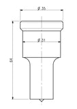 210/16 OBLONG PUNCH 14.0 X 26.0