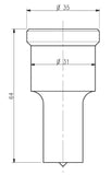 210/16 SQUARE PUNCH 14.7 X 14.7