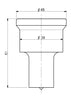 9004 OBLONG PUNCH 14.0 X 25.0