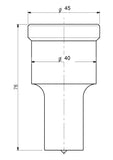 9006 Oblong Punch 22.0 X 38.0