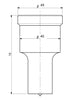 9006 Oblong Punch 16.0 X 25.0
