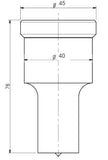 9006 Oblong Punch 12.0 X 38.0