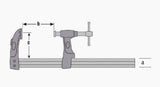 400mm FX Xtreme Clamp - 120mm Depth