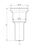 FICEP 16 OBLONG PUNCH 14.0 X 25.0