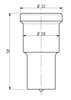 GEKA13 OBLONG PUNCH 14.0 X 25.0